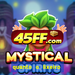 quanto o lixeiro ganha por ano